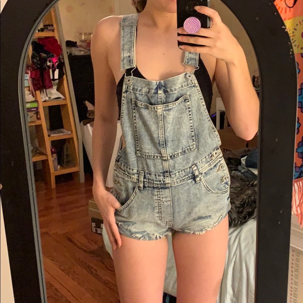 Denim Overalls - Picture 3 of 4